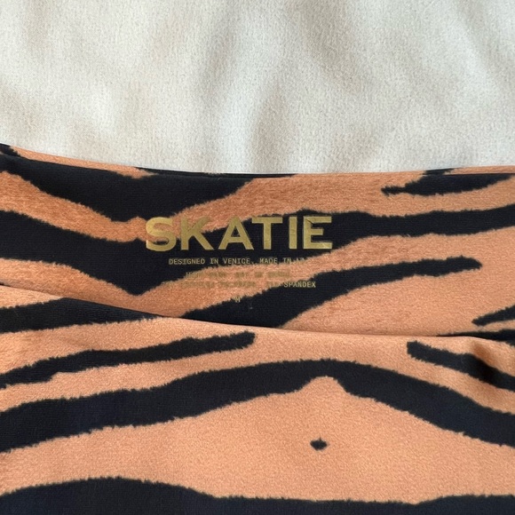 Skatie Tiger Print Swim Bottoms - Picture 3 of 4